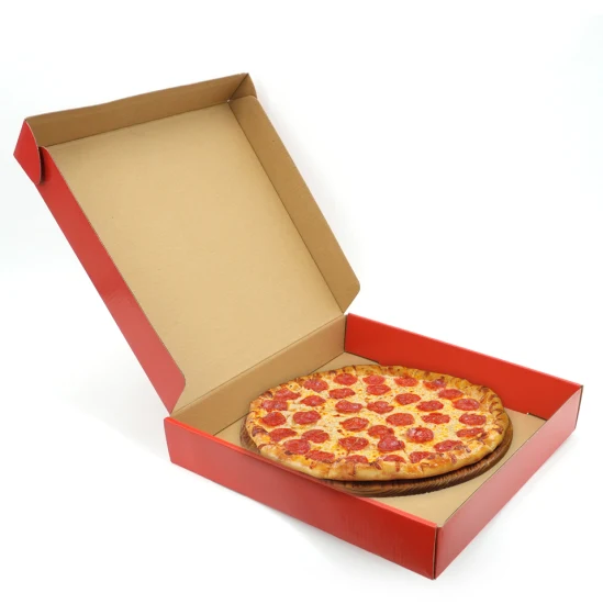 Cheap Kraft Corrugated Cardboard Pizza Box Wholesale Pizza Box Supplier Custom Pizza Paper Boxes